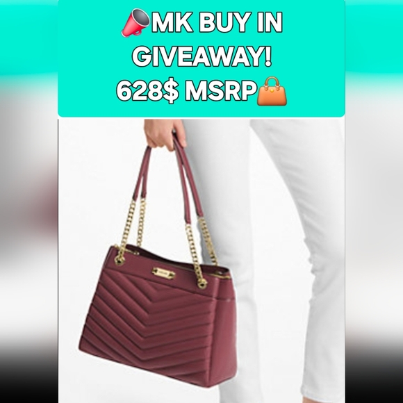 Michael Kors Handbags - 📣25$ Dollar Entry To Win This Michael Kors Whitney Quilted Bag NWT 628$ MSRP